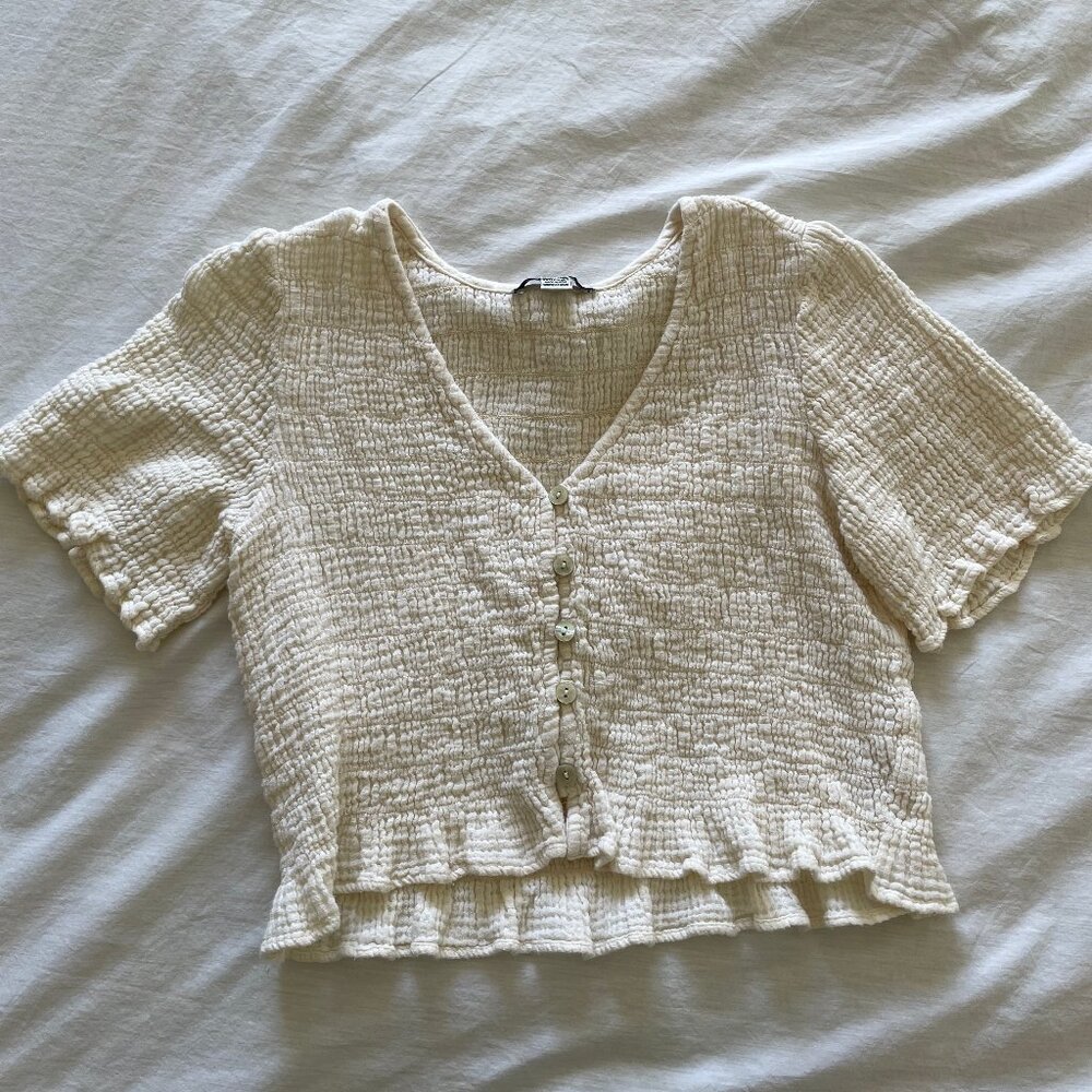 American Eagle Crinkle Shirt